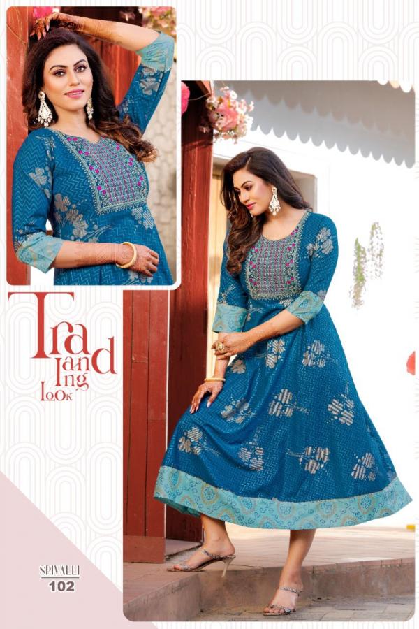 Jlf Srivalli Vol 2 Rayon Exclusive Designer Kurti Collection